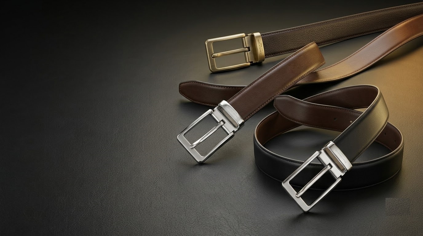 Classic leather belt